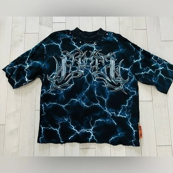 First Row Rhinestone Tee - Picture 1 of 7